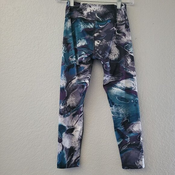 Beyond Yoga Printed Legging Womens Size XS Multicolor Athletic Mid Rise Crop - Picture 5 of 5